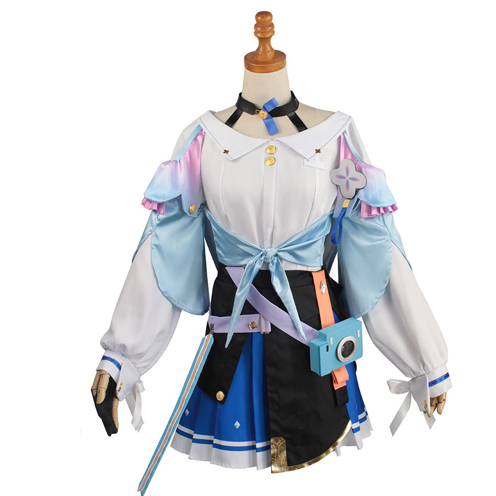 Honkai Star Rail March 7th Cosplay Costume Big Size Cotton Polyester