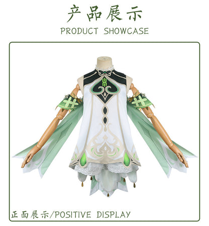 Genshin Impact Nahida Cosplay Costume Set Cotton Polyester