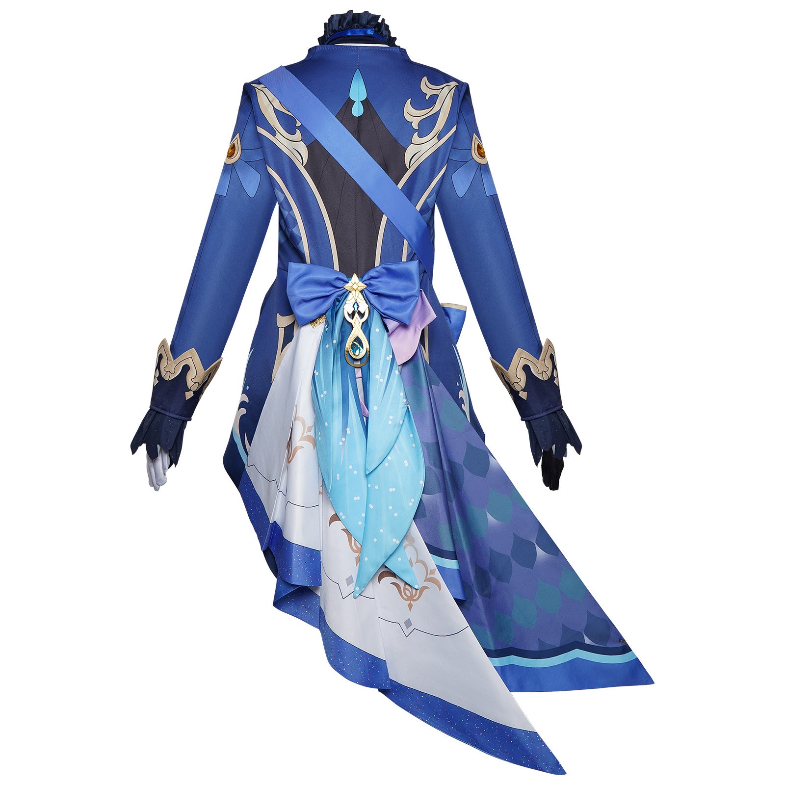 Genshin Impact Furina De Fontaine Cosplay Costume Set Cotton Polyester