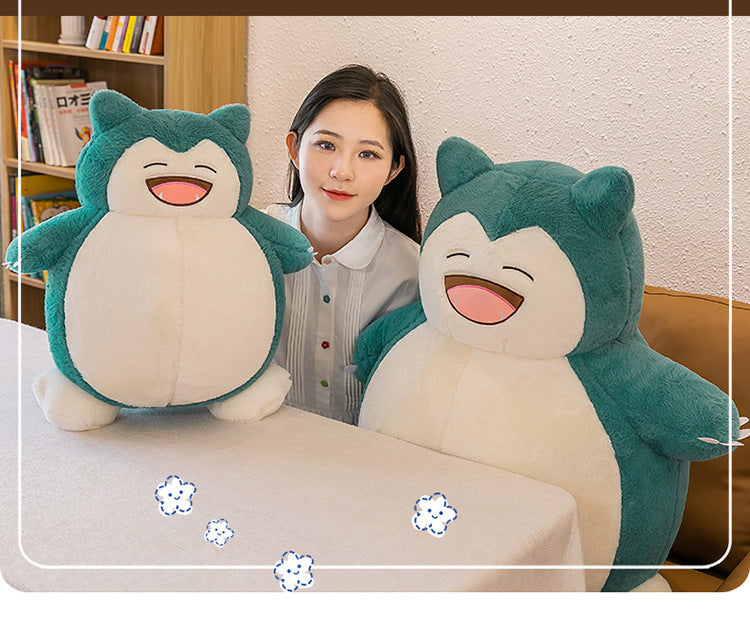 30/45/60CM Big Size Pokémon Cute Snorlax Plush Toy Cartoon Anime Plushies Peluche Home Decor Sleeping Pillow Children Toy Gift