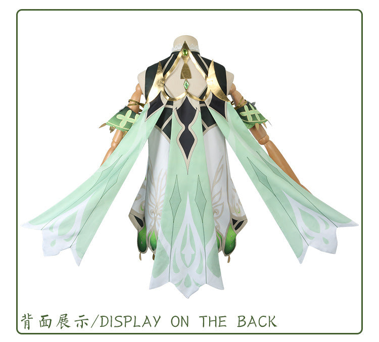 Genshin Impact Nahida Cosplay Costume Set Cotton Polyester