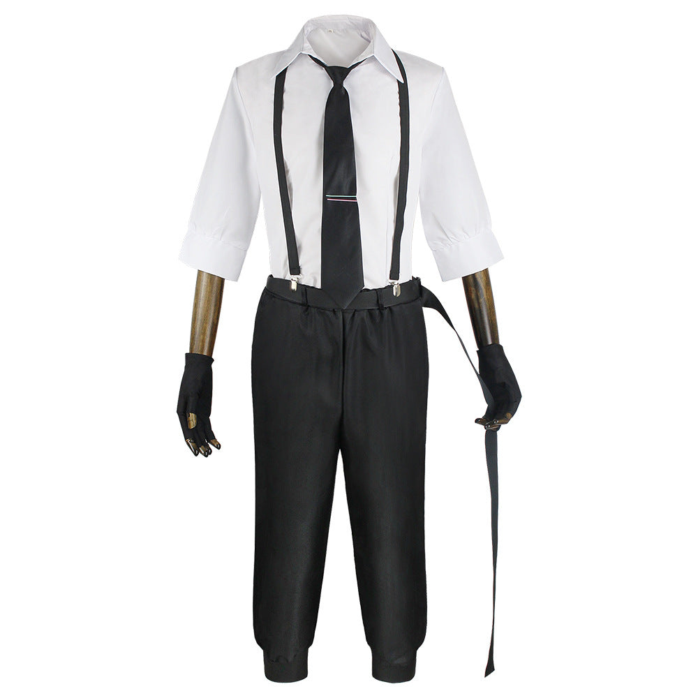 Bungo Stray Dogs Nakajima Atsushi Cosplay Set Cotton Polyester