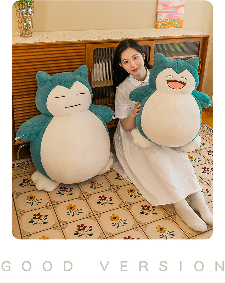 30/45/60CM Big Size Pokémon Cute Snorlax Plush Toy Cartoon Anime Plushies Peluche Home Decor Sleeping Pillow Children Toy Gift