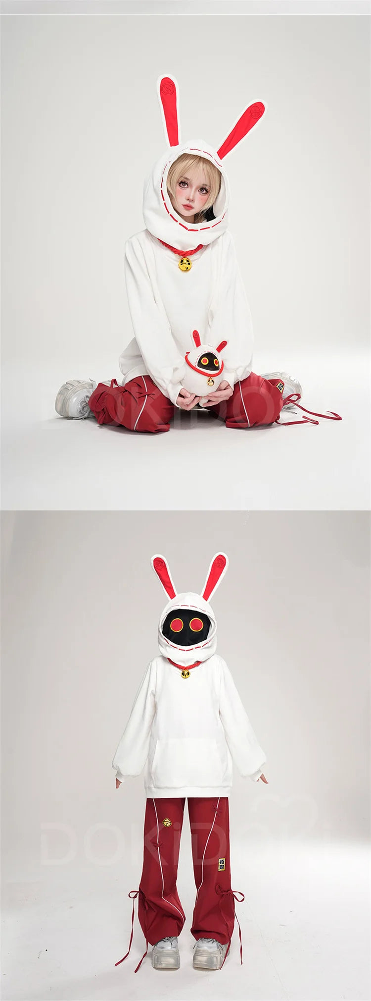 IN STOCK Eous Sharkboo Bangboo Luckyboo Doujin Cosplay Costume Game Zenless Zone Zero【S-3XL】DokiDoki-R Women Hoodie Plus Size