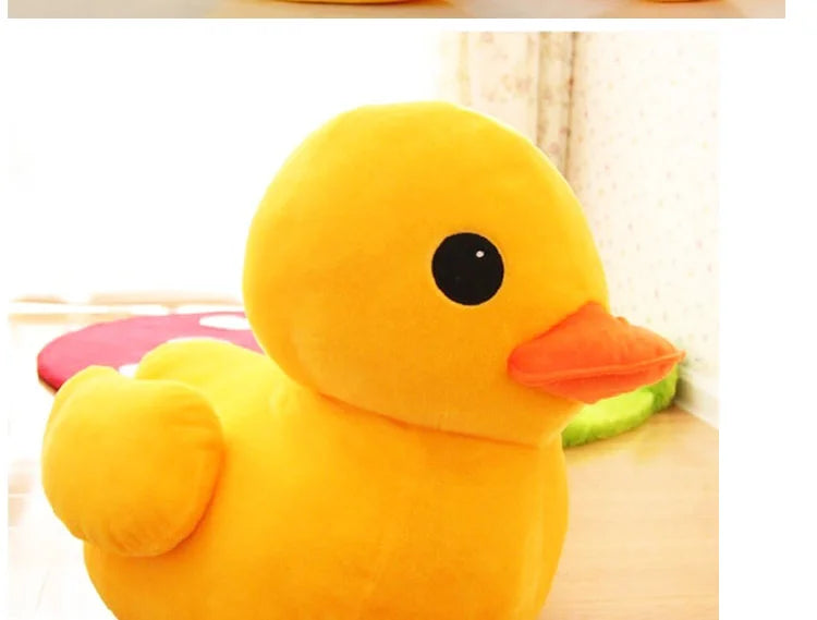 65cmKawaii Big Yellow Duck Plush Dolls Toy Cute Super Soft Cartoon Stuffed Animal Toy Birthday Gifts for Children Kids Baby girl