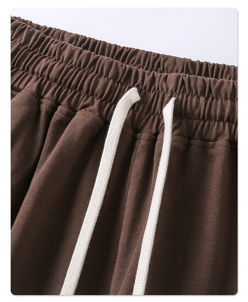 ZODF 2025 Summer 325gsm Monkey Washed Cotton Shorts For Men Unisex Retro High Street Loose Fit Paint Shorts Streetwears HY1064