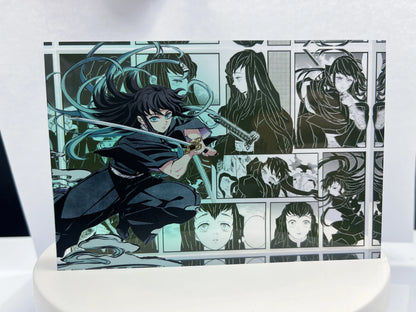 New Demon Slayer Creative High-value Bar Chi Tokitou Muichirou Acrylic Brick Computer Desktop Ornaments Anime Peripheral Gifts
