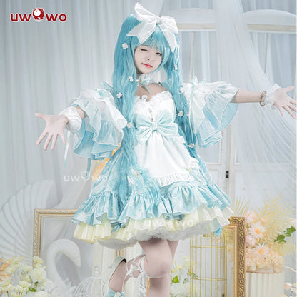 LAST BATCH UWOWO Mikku Cosplay Costume Rakutenn Collabb Happy 16th Anniversary Birthday Cosplay Women Costume Dress Outfits
