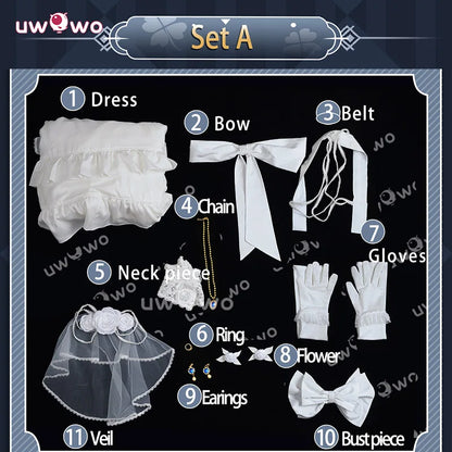 UWOWO Collab Series: Game Identity V Bloody Queen Mary Cosplay Costume Women Cosplay Outfit