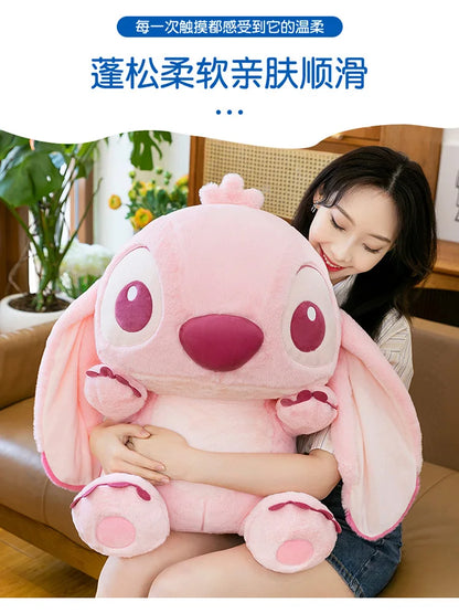 30/40/60cm Big Size Stitch Disney Anime Plush Stuffed Doll Kawaii Room Decoration Plushies Pillow Ornaments Holiday Gifts