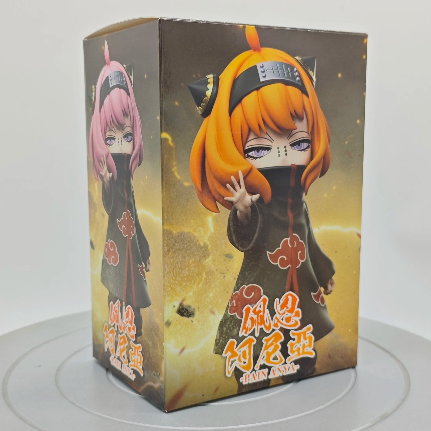 Spy×family Anime Figurine Forger Anya Cos Naruto Akatsuki Figures Toys 18cm PVC Model Collection Statue Decoration Birthday Gift
