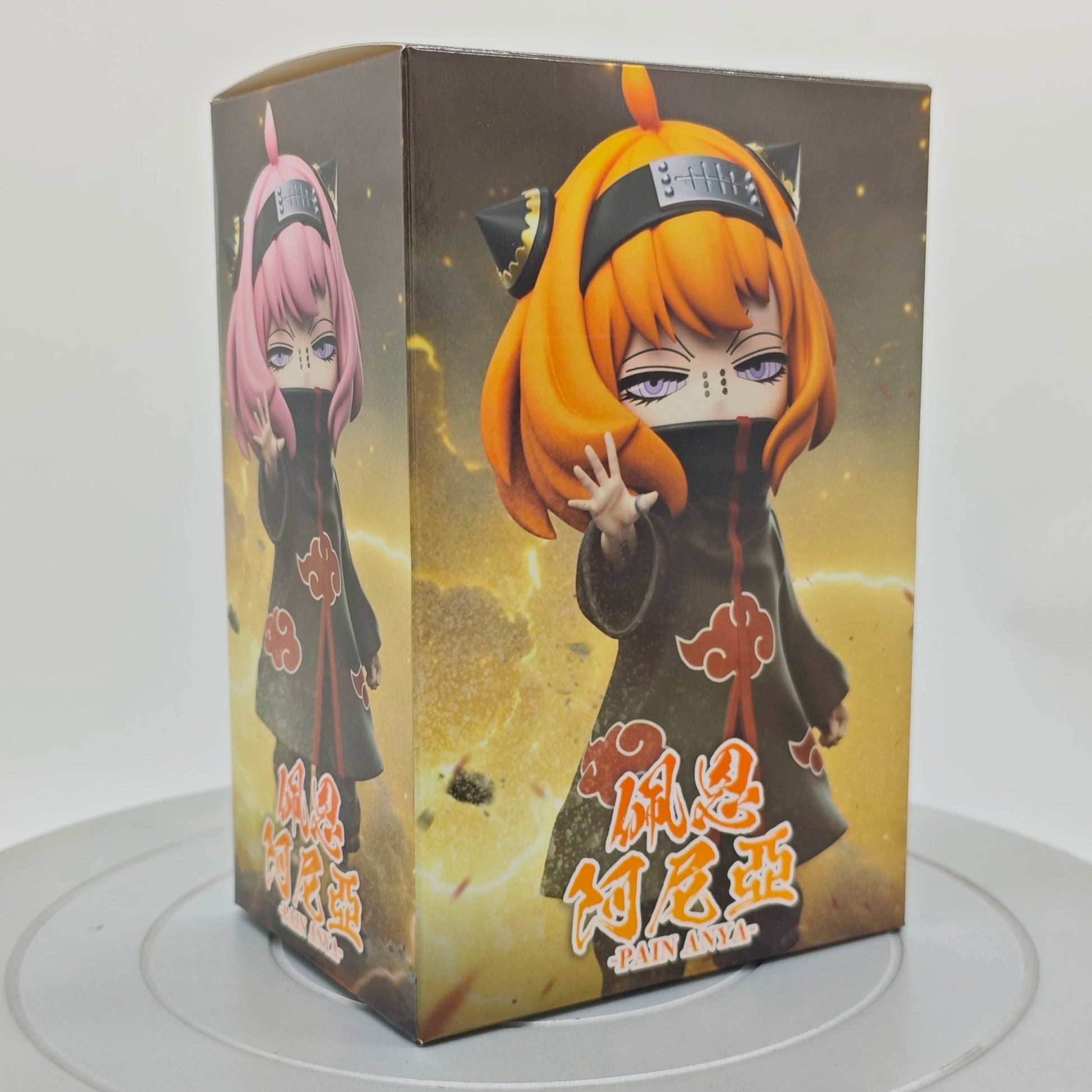 Spy×Family Forger Anya Anime Figurine 18cm PVC Model Naruto Akatsuki Figures Collection Statue Birthday Gift - orange