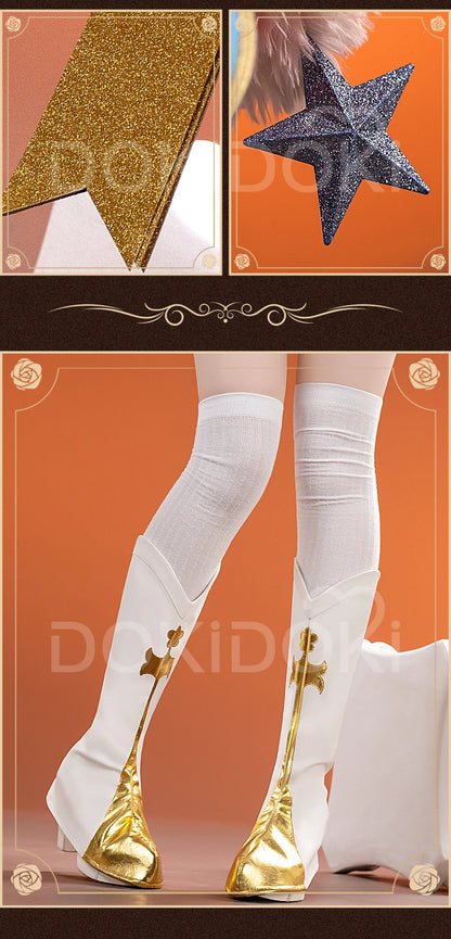 Tomoee Mamii Cosplay Costume Anime Cosplay DokiDoki-R Women Cute Dress Costume Tomoee Mamii Cosplay Crown