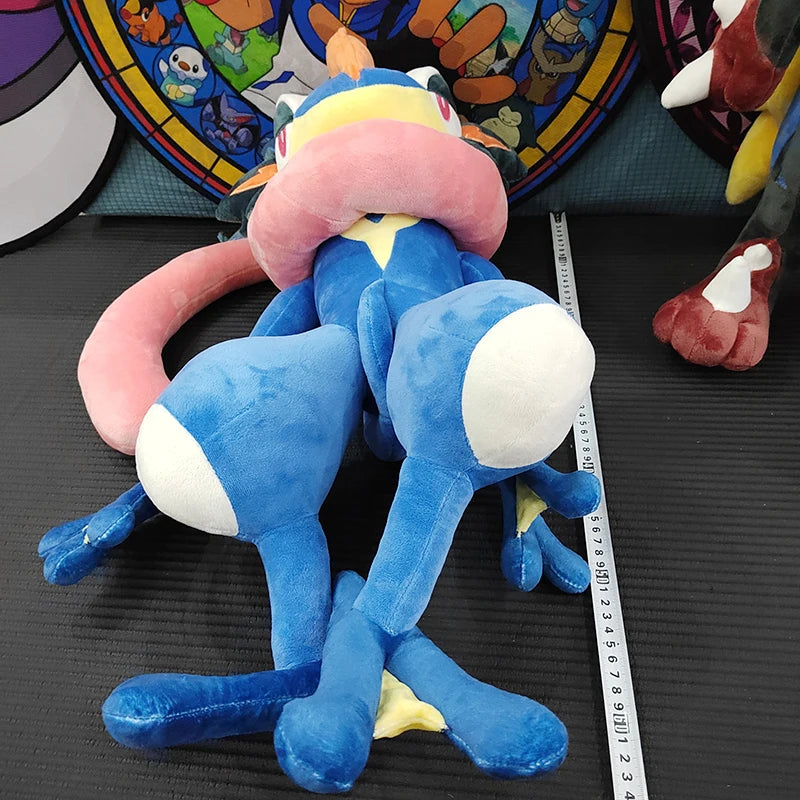 70cm Pokemon Lucario Large Plush Toys Greninja Zeraora Cinderace Glaceon Stuffed Giant Pokémon Eevee Anime Kids Christmas Gift