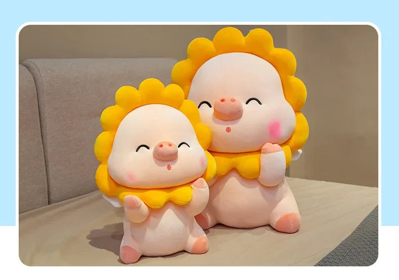 40-70cm Cute Pig Plush Toys Soft Stuffed Animal Pillow Kawaii Plushies Home Decoration Children Birthday Gift Doll for Kid Girl