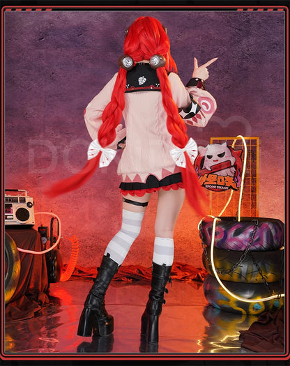 Ukinami Yuzuha Cosplay Costume Game Zenless Zone Zero DokiDoki-R ZZZ Women Cute Sweater Halloween Cosplay