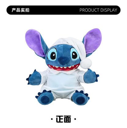 40/50/70cm Super Big Size Pajamas Stitch Disney Anime Plush Stuffed Doll Kawaii Room Decor Lilo & Stitch Plushies Holiday Gift