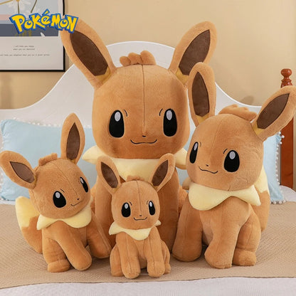 100CM Big Size Pokémon Eevee Plushies Cartoon Anime Peluche Kawaii Comfortable Soft Doll Pillow Cushion Children's Toys Gift