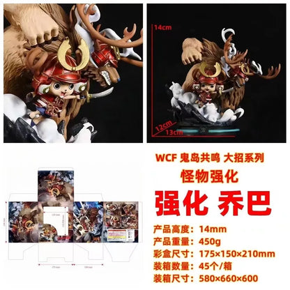 New One Piece Tony Tony Chopper Monster Point 14cm Anime Figure Statue Desktop Decoration Kids Gift
