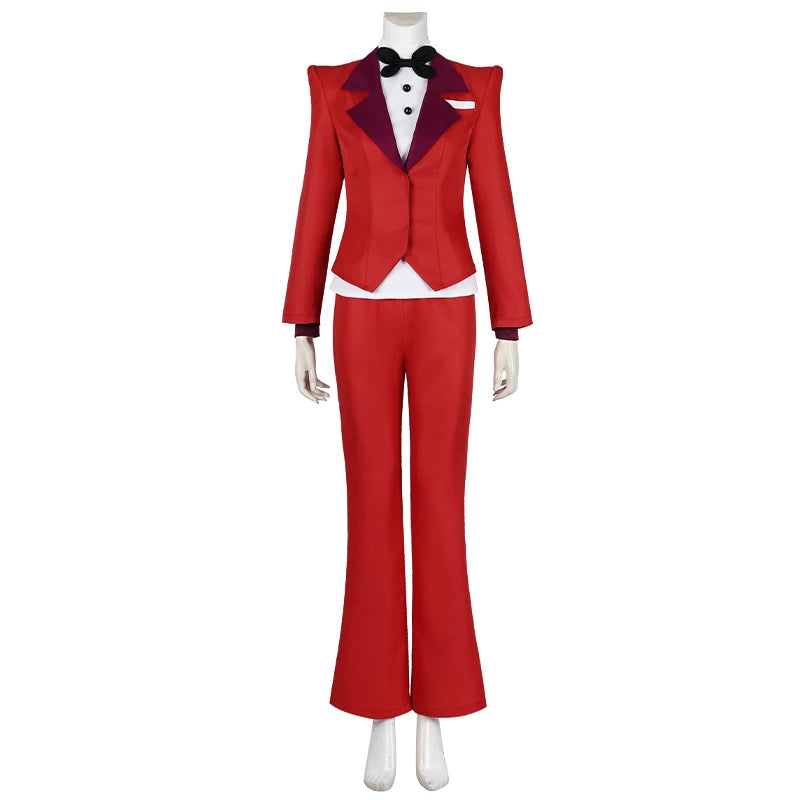 UWOWO Collab Series: Charlie Morningstar Charlotte H Hotel Cosplay Costume Red Uniform