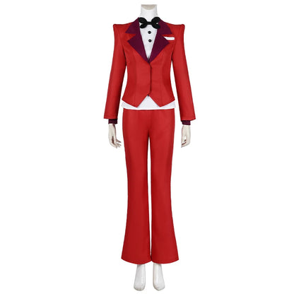 UWOWO Collab Series: Charlie Morningstar Charlotte H Hotel Cosplay Costume Red Uniform