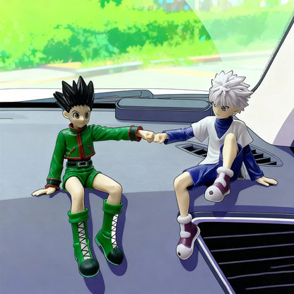 2026 New Arrival Hot Hunter x Hunter Figures - Gon & Killua Car/PC Case/Room Decoration Models, Top Choice for Fan Collection