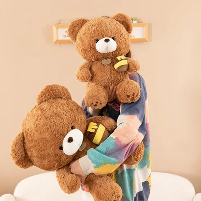 Hot 30-50CM Kawaii Cartoon Anime Honey Pot Teddy Bear Animal Doll Cute Plush Toy Children's High Quality Stuffed Toy Pillow