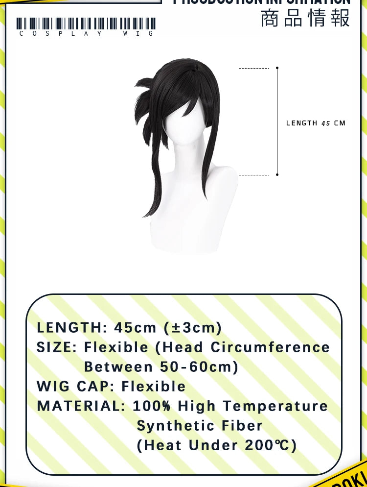 IN STOCK Tifa Lockhart Venat Wig Game FF Cosplay DokiDoki Long Black Hair Tifa Venat Cosplay Ear Clips ReMark