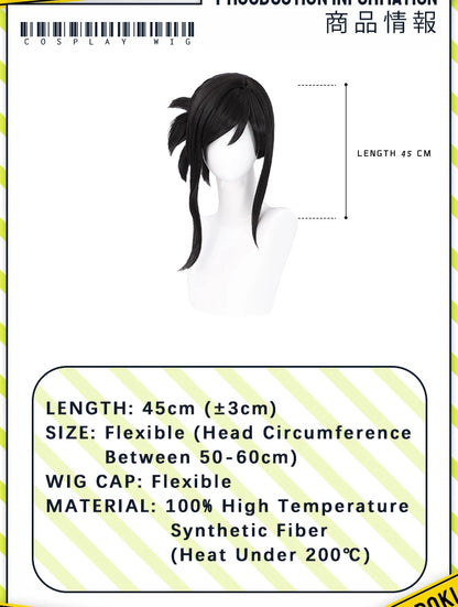 IN STOCK Tifa Lockhart Venat Wig Game FF Cosplay DokiDoki Long Black Hair Tifa Venat Cosplay Ear Clips ReMark