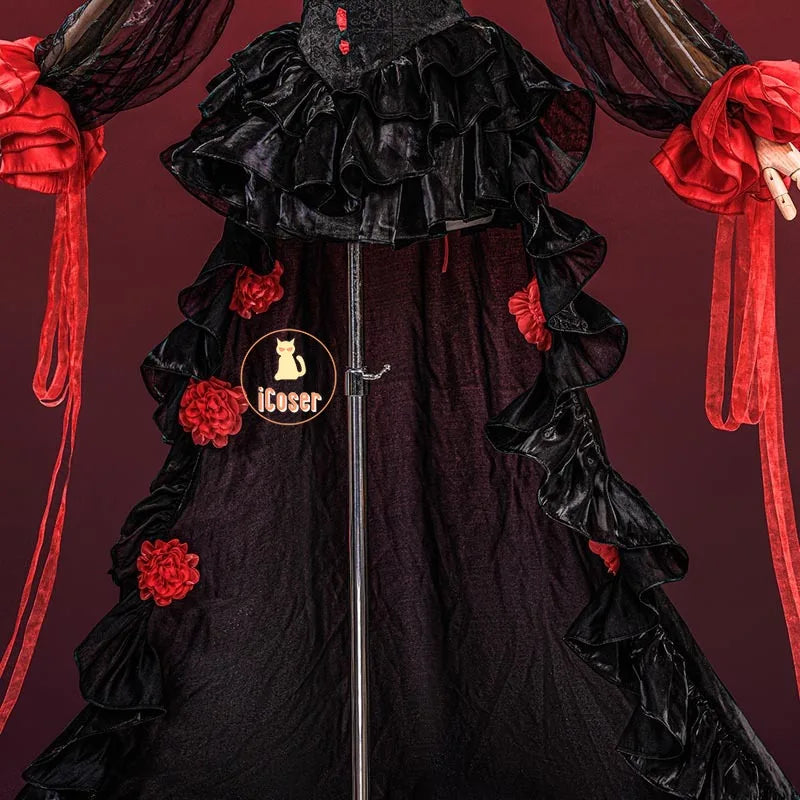 Path To Nowhere Coquelic Cosplay Costume Wig Black Dress Hat Uniform New Skin Carnival Halloween Party for Women Girls iCoser