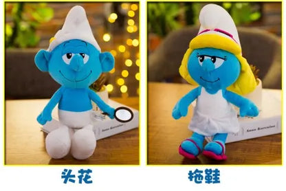 New 40cm Cartoon Character Creative Smurf Cute Plush Toy Kawaii Doll Children’s Soothing Toy Birthday Gift Christmas Gift