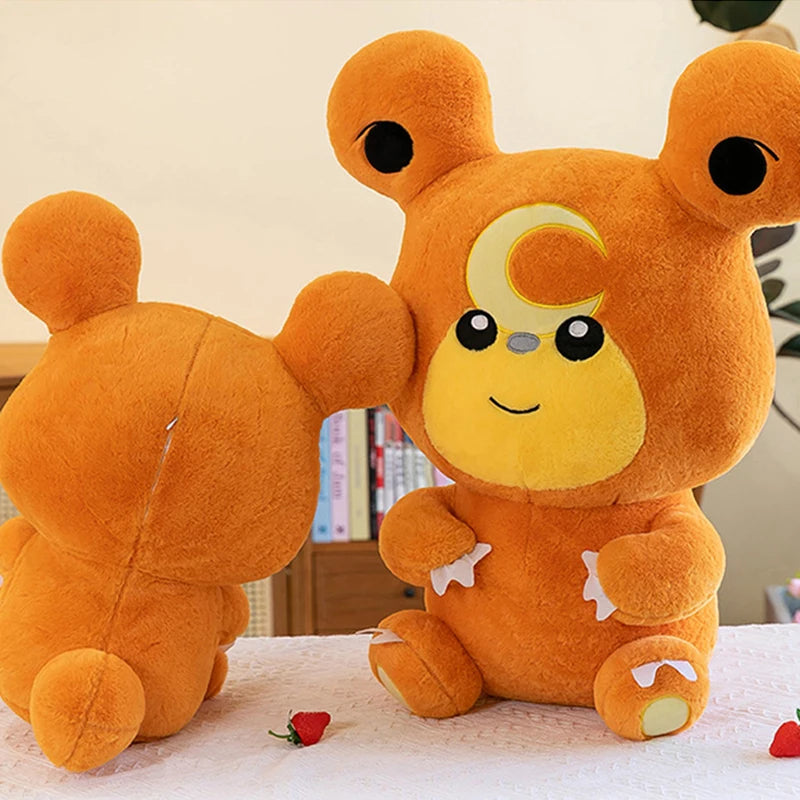 30/80cm Large Teddiursa Pokemon Plush Toys Anime Doll Cute Pillow Cartoon Giant Pokémon Plushie Stuffed Gift for Kids Christmas