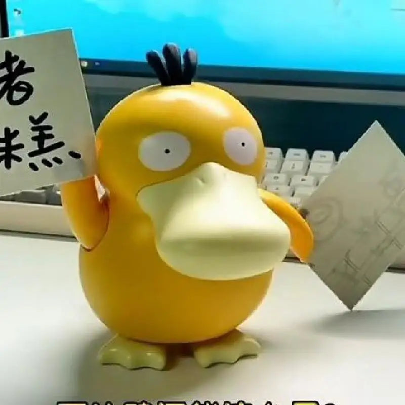 New Pokemon Psyduck Dancing Swing Sounding Model Doll Anime Action Figure Diy Portable Luggage Music Box Toys For Children Gift