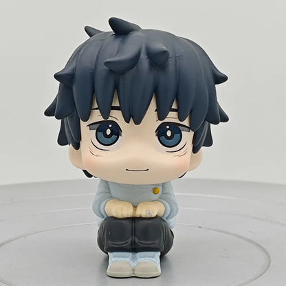 Popular Big Head Cute Anime Jujutsu Posture Figurine Naruto Shippuden Action Figures PVC Q Version Collection Model Toys Gifts