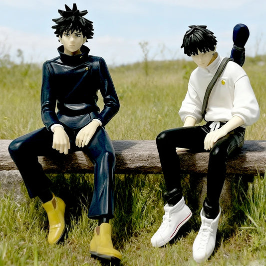 New Jujutsu Kaisen Fushiguro Megumi Action Figural Sitting Doll Car Decoration PVC Model Kids Gifts Model Toys