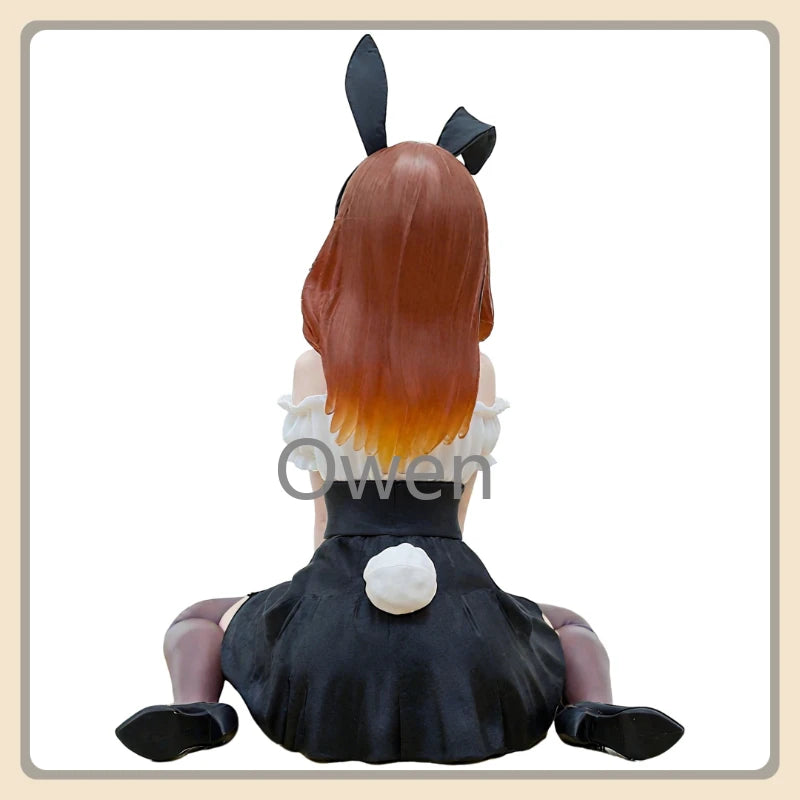 Anime Nakano Miku Figurine The Quintessential Quintuplets  Nakano Nino Bunny Girl Figures PVC Model Collection Toy Birthday Gift