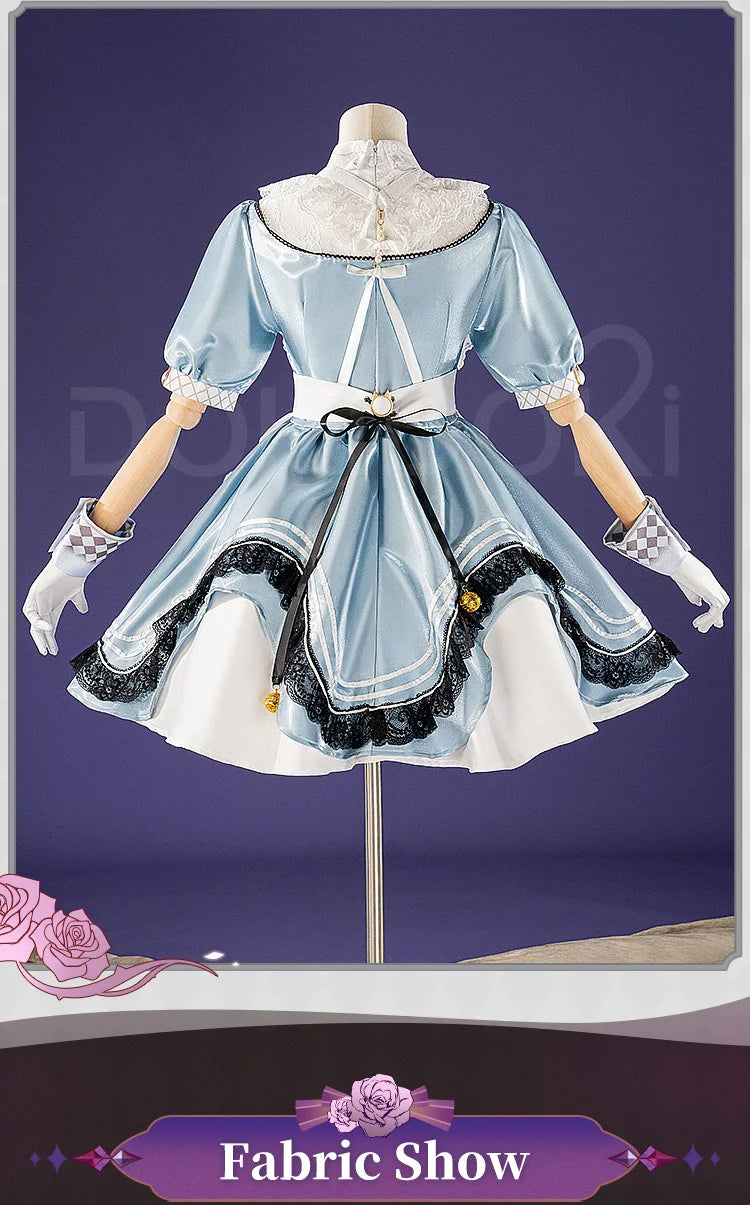 IN STOCK Nikki Cosplay Costume Game Infinity Nikki【S-3XL】DokiDoki-R Women Cute Lolita Dress Floral Memory Plus Size