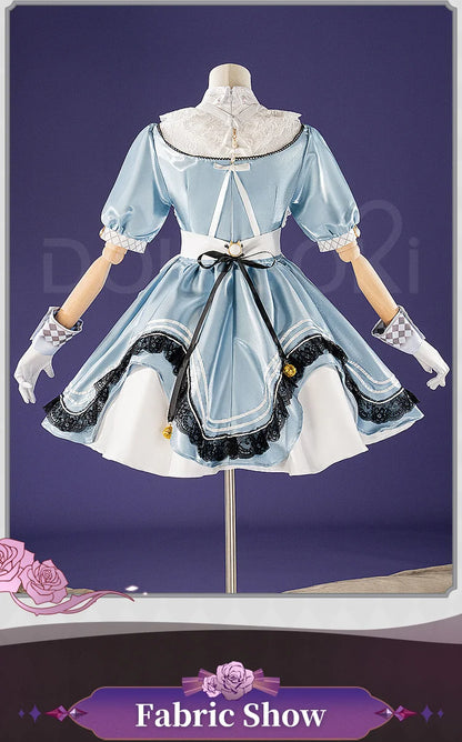 IN STOCK Nikki Cosplay Costume Game Infinity Nikki【S-3XL】DokiDoki-R Women Cute Lolita Dress Floral Memory Plus Size