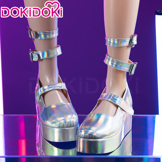 IN STOCK KAngel Cosplay Shoes Game NEEDY GIRL OVERDOSE Cosplay DokiDoki Women Cute Cosplay KAngel Shoes