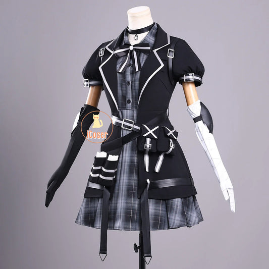 Game Magical Girl Witch Trials Nanoka Kurobe Cosplay Costume Wig Uniform Hat Headwear Halloween Party for Women Girls Carnival