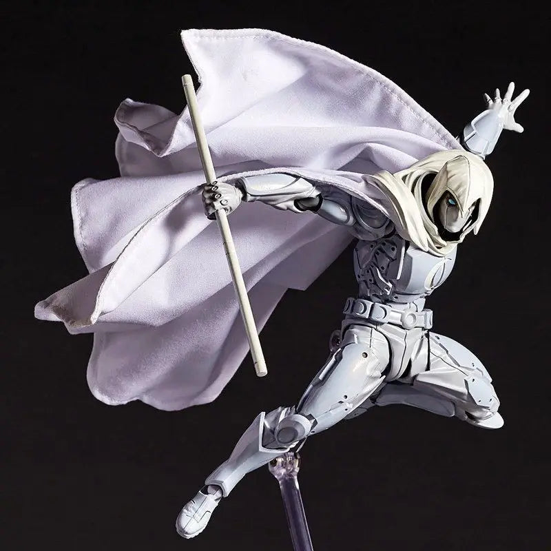 New Moon Knight Figure Revoltech Amazing Yamaguchi Marc Spector Action Figurine Collection Ornament Model Toys Birthday Gifts