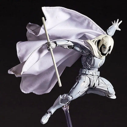 New Moon Knight Figure Revoltech Amazing Yamaguchi Marc Spector Action Figurine Collection Ornament Model Toys Birthday Gifts