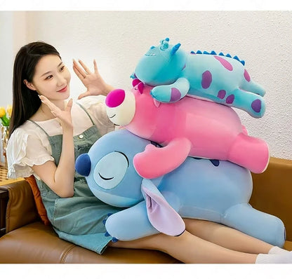 45-100CM Disney Lilo & Stitch Plush Toy Cute Monster Sullivan Stuffed Doll Anime Lotso Pillow Collection Souvenir Birthday Gift