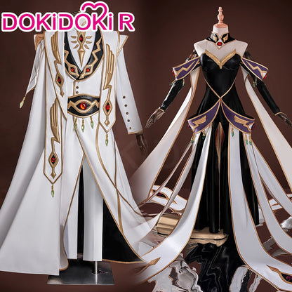 Lelouchh Lamperougee C Cosplay Anime Cosplay【XS-2XL】DokiDoki-R Halloween Men Emperor Women Queen Lelouchh Plus Size