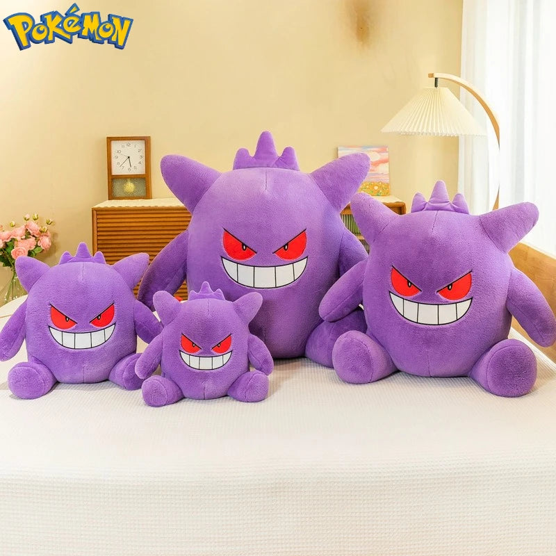 35/45/65CM Big Size Pokemon Gengar Plushies Kawaii Cartoon Anime Peluche Stuffed Animal Comfortable Soft Doll Children Toy Gifts