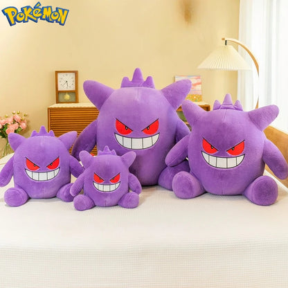 35/45/65CM Big Size Pokemon Gengar Plushies Kawaii Cartoon Anime Peluche Stuffed Animal Comfortable Soft Doll Children Toy Gifts
