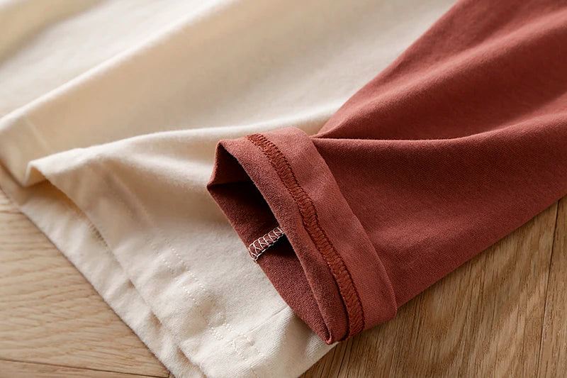 Summer New American Retro Long-sleeved O-neck 3D Letter Printed T-shirt Men's Fashion Simple 100%Cotton Washed Casual Sport Tops