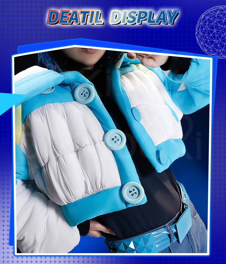 IN STOCK Seragaki Aoba Cosplay Costume Game Dramatical Murder【XS-2XL】DokiDoki-R Halloween Coat Seragaki Belt Plus Size