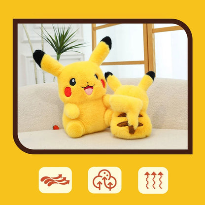 35/80cm Pokemon Plush Doll Pikachu Huge Rabbit Plush Pokémon Plushie  Anime Stuffed Toys Pikachued Soft Pillow Gift for Children