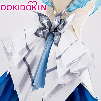 IN STOCK The Shorekeeper Cosplay Costume Game Wuthering Waves【XS-3XL】DokiDoki-N Women Blue Christmas Costume Dress Plus Size
